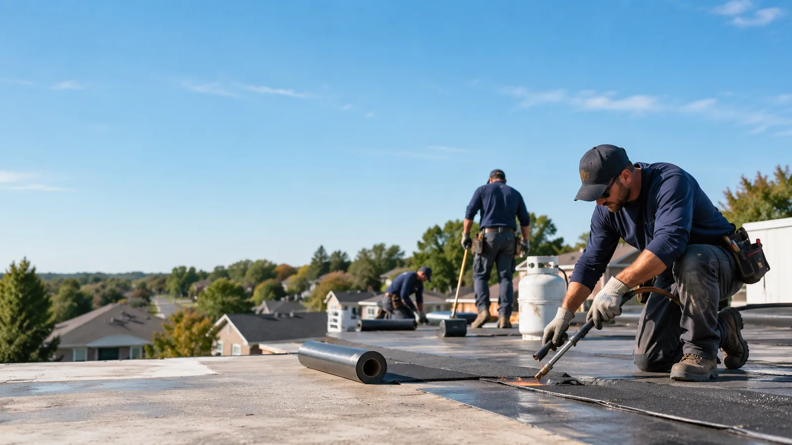 Flat Roof Leak Repair providers in Custer, WI